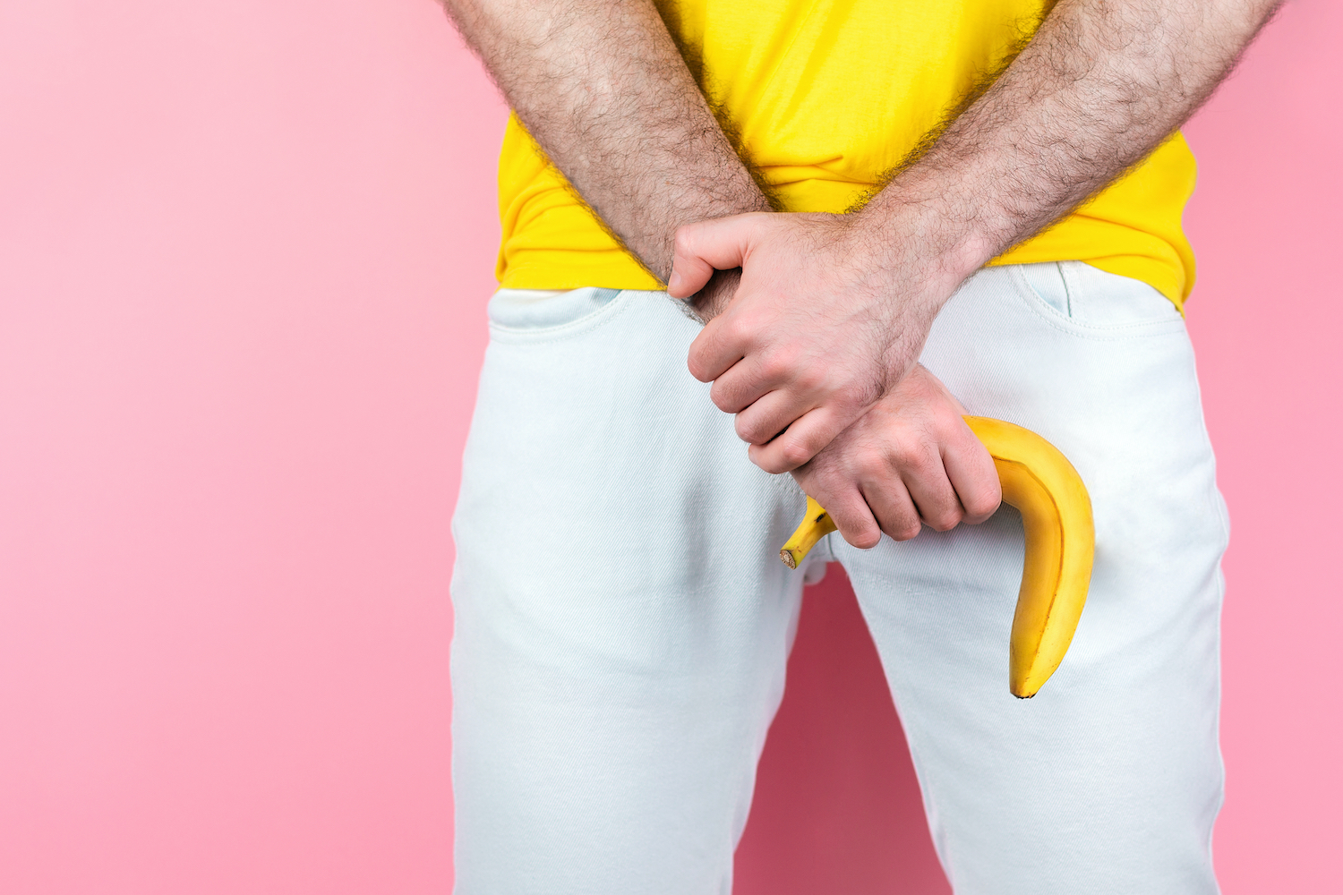 Hängende Banana als Symbolbild für Sexuelle Unlust beim Mann